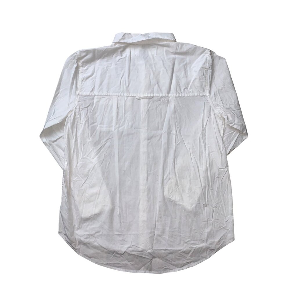 A New Day Women's White Long-Sleeve Button-Up Shirt Classic Fit Size XL - Picture 6 of 11